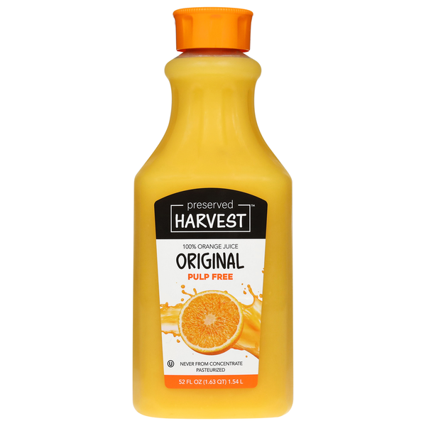 Preserved Harvest Original Pulp Free Orange 100% Juice