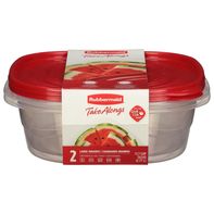 Rubbermaid Containers & Lids, Large Squares, 11.7 ...
️