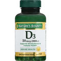 Nature's Bounty Vitamin D3, 50 mcg, Rapid Release ...
️