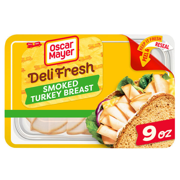 Oscar Mayer Deli Fresh Smoked Turkey Breast Sliced Sandwich Lunch Meat