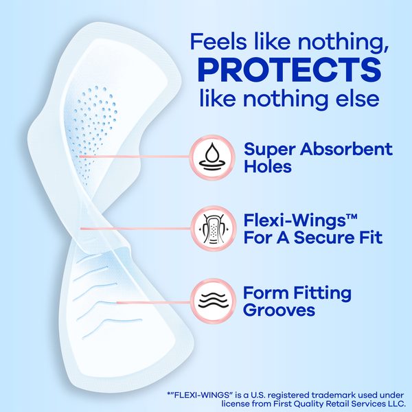 Always Infinity Size 2 Super Sanitary Pads with Wings