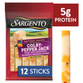 Sargento Natural Colby-Pepper Jack Cheese Sticks, 12-Count