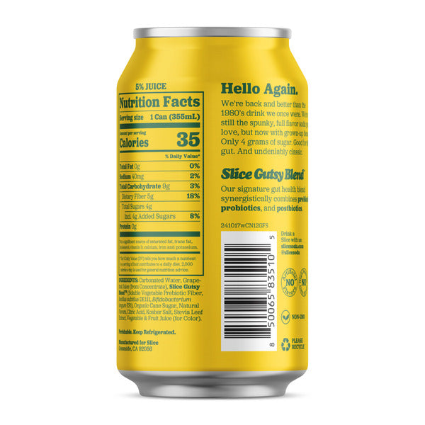 Slice Grapefruit Spritz Healthy Soda