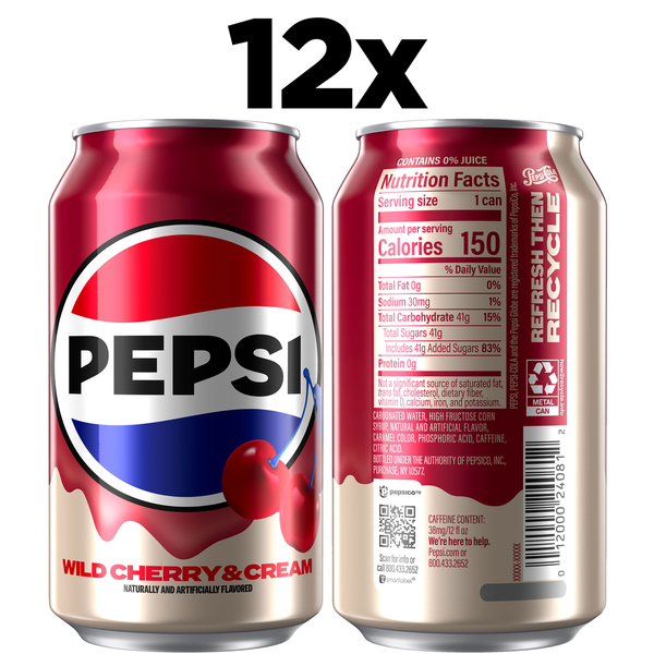 Pepsi Wild Cherry And Cream