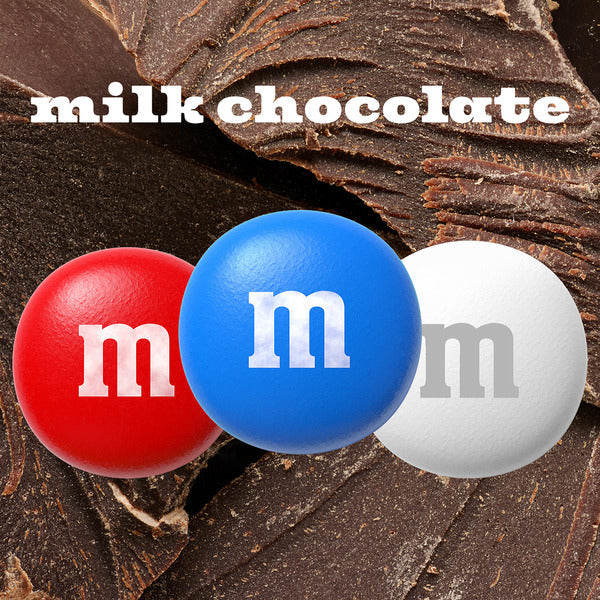 M&M's Red White & Blue Milk Chocolate Candy America Bulk Party Size