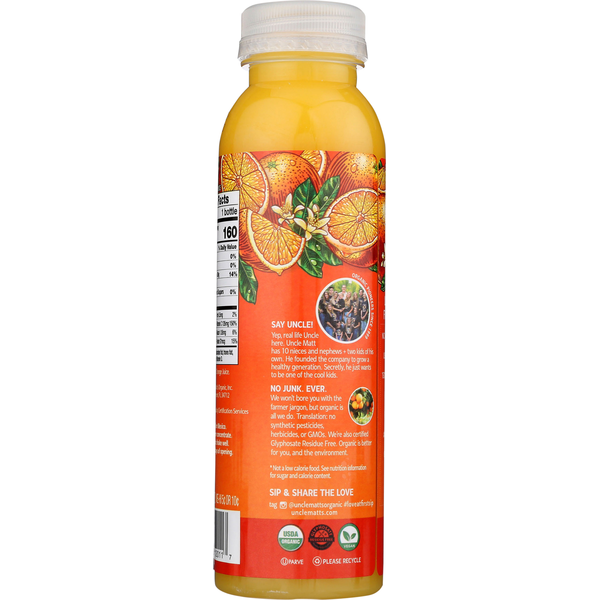 Uncle Matt's Organic Pulp Free, Orange Juice