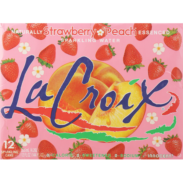 LaCroix Sparkling Water, Strawberry Peach