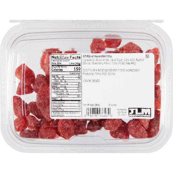 JLM Manufacturing Strawberries, Dried