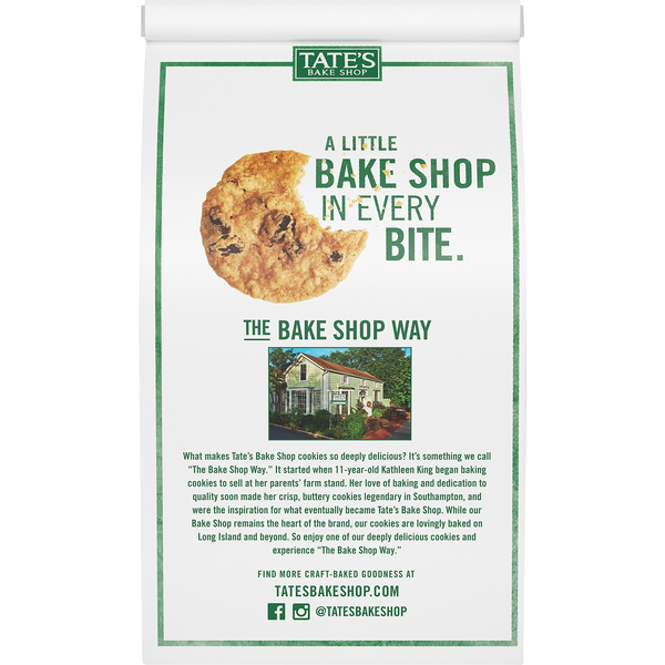 Tate's Bake Shop Gluten Free Oatmeal Raisin Cookies