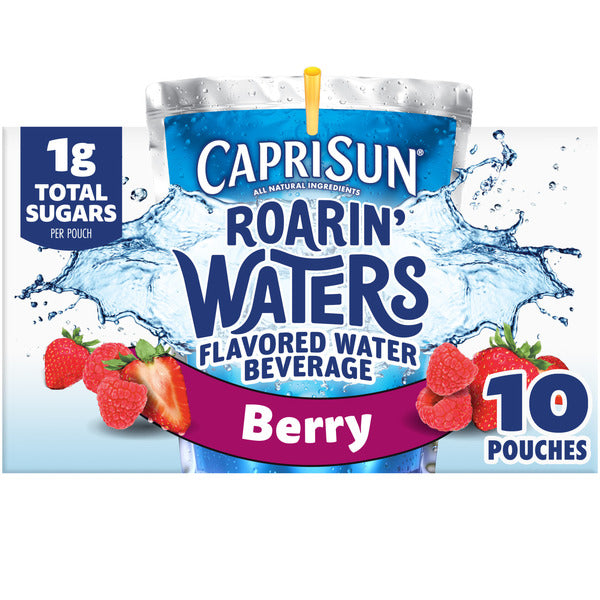 Capri Sun Berry Rapids Naturally Flavored Kids Water Beverage Drink Pouches