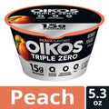Oikos Triple Zero Peach Greek Yogurt️