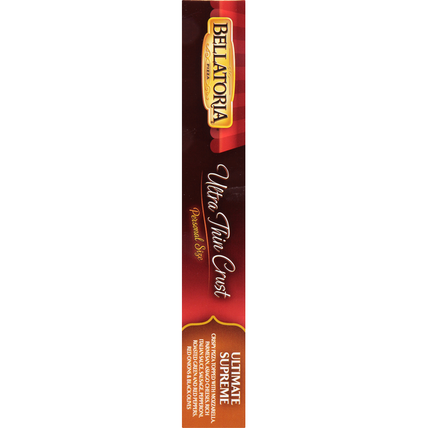 Bellatoria Pizza, Ultra Thin Crust, Ultimate Supreme, Personal Size