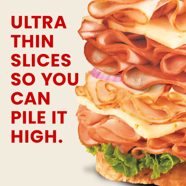 Hillshire Farm Ultra Thin Sliced Deli Lunch Meat, Oven Roasted Turkey Breast and Honey Ham, 16 oz