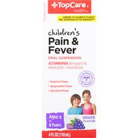 TopCare Pain & Fever, 160 mg, Grape Flavor, Childr...
️