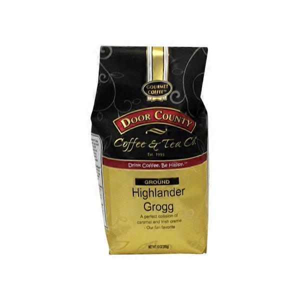Door County Coffee & Tea Co. Highlander Grogg Medium Roast Flavored Ground Coffee