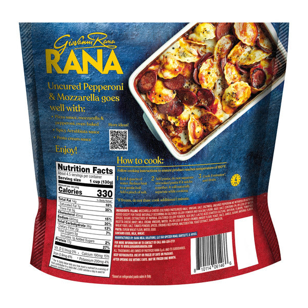 Rana  Uncured Pepperoni & Mozzarella Ravioli