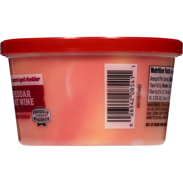 Shullsburg Creamery Cheese Spread, Cheddar Port Wine, Cold Pack