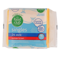 Food Club American 2% Milk Reduced Fat Pasteurized Process Cheese Food With Added Calcium Singles