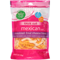 Food Club Four Cheese Mexican Blend Shredded From Monterey Jack, Cheddar, Asadero & Queso Quesadilla Cheeses