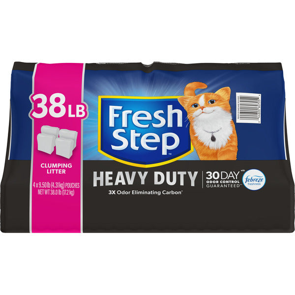 Fresh Step Heavy Duty Clumping Litter with Febreze Freshness, 30 Day Odor Control