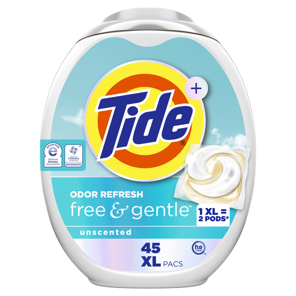 Tide PODS Free and Gentle Odor Refresh
