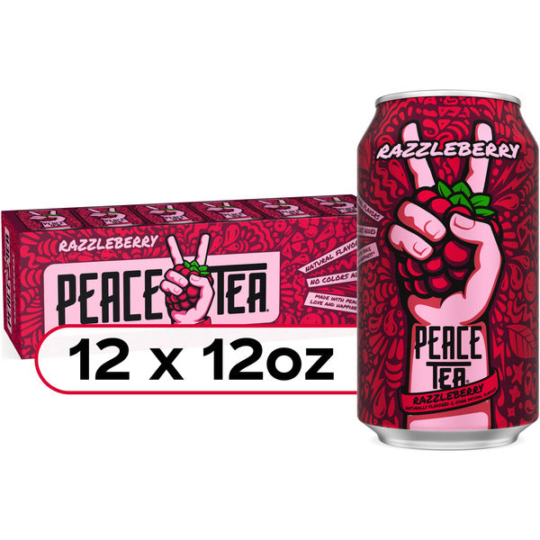 Peace Tea Razzleberry Iced Tea Cans