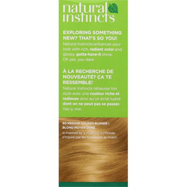 Clairol 8G Medium Golden Blonde Zero Ammonia Vegan Hair Color with Coconut Oil + Aloe