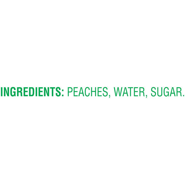 Del Monte Lite Sliced Peaches in Extra Light Syrup