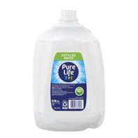 PURE LIFE Distilled Water, 1-Gallon, Plastic Bottl...
️