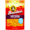 Borden Finely Shredded Cheese, Sharp Cheddar