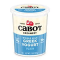 Cabot Whole Milk Plain Greek Yogurt, 2 lb️