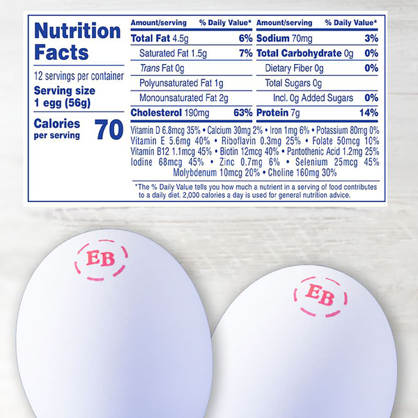 Eggland's Best Classic Extra Large White Eggs, 12 count