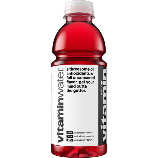Vitaminwater XXX Acai-Blueberry-Pomegranate Flavored Water Beverage Bottle