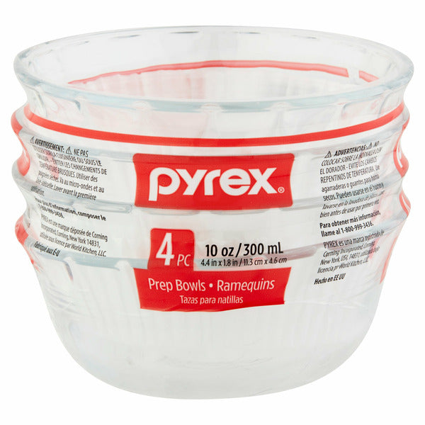 Pyrex 10 Oz Prep Bowls