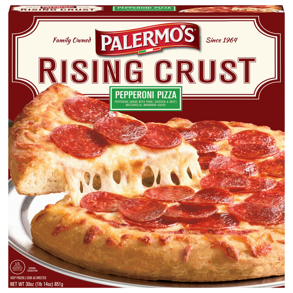 Palermo's Primo Thin Pizza, Rising Crust, Pepperoni