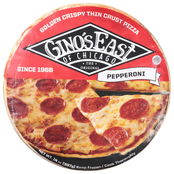 Gino's East Golden Crispy Thin Crust Pepperoni Pizza
