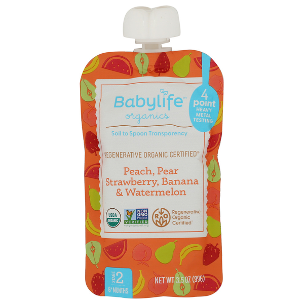 Babylife Organics Baby Food, Stage 2
