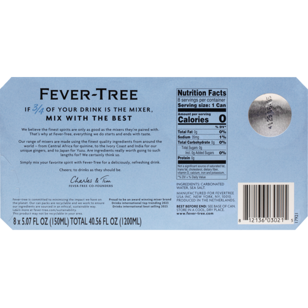 Fever-Tree Club Soda 8x150ml