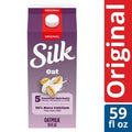 Silk Oat Milk, Original, Dairy Free, Gluten Free, ...
️