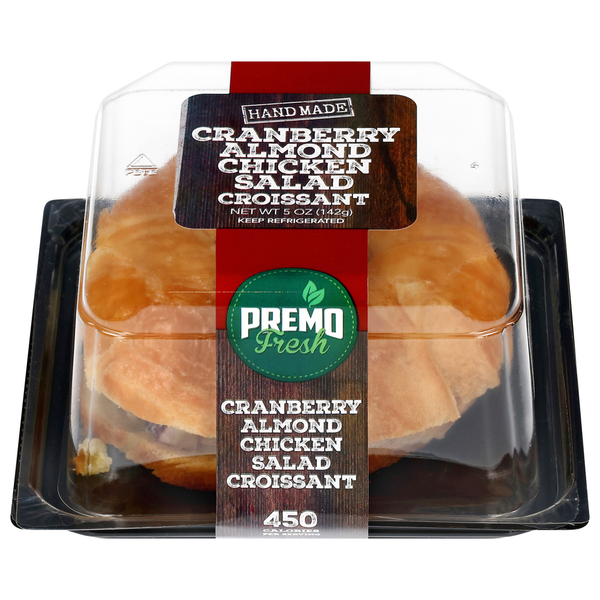 Premo Fresh Cranberry Almond Chicken Salad Croissant