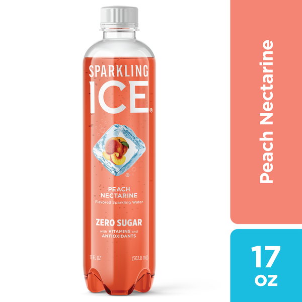 Sparkling Ice® Sparkling Water, Zero Sugar, Peach Nectarine