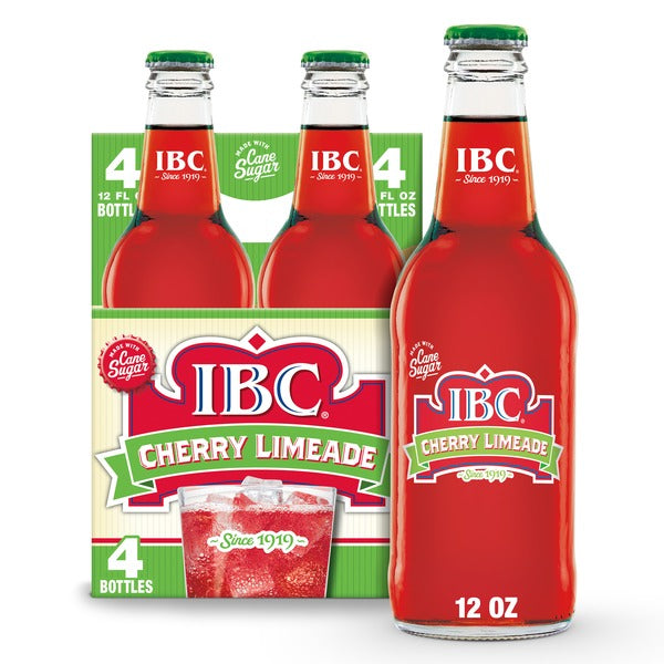 IBC Cherry Limeade Made with Sugar