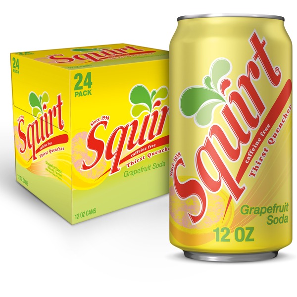 Squirt Caffeine Free Citrus Soda Thirst Quencher