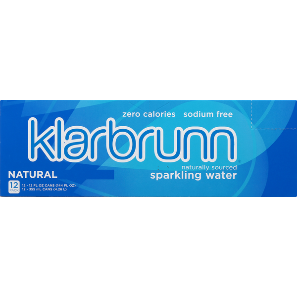 Klarbrunn Natural Naturally Sourced Sparkling Water