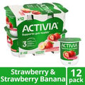 Activia Strawberry and Strawberry Banana Probiotic...
️
