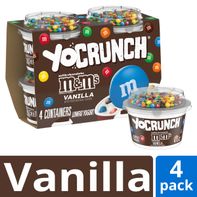 YoCrunch Low Fat Vanilla Yogurt with M&Ms(R), 4 oz...
️