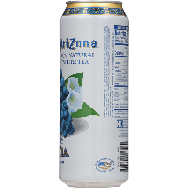 AriZona 100% Natural Blueberry White Tea