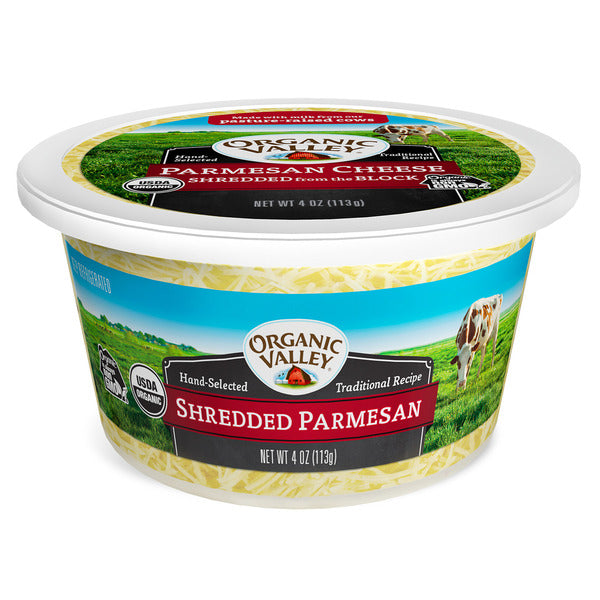 Organic Valley® Organic Shredded Parmesan Cheese