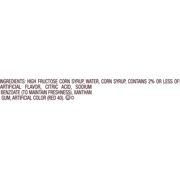 Hershey's Strawberry Flavored Syrup Bottle, 22 oz