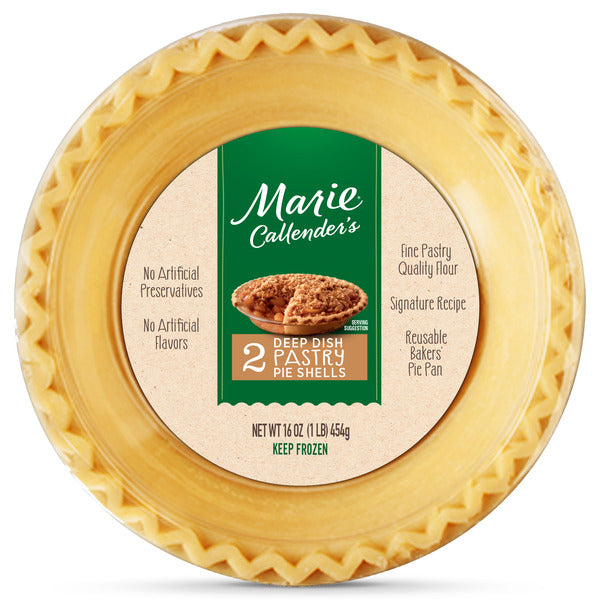 Marie Callender's Deep Dish Pastry Pie Shells Frozen Pie Crust